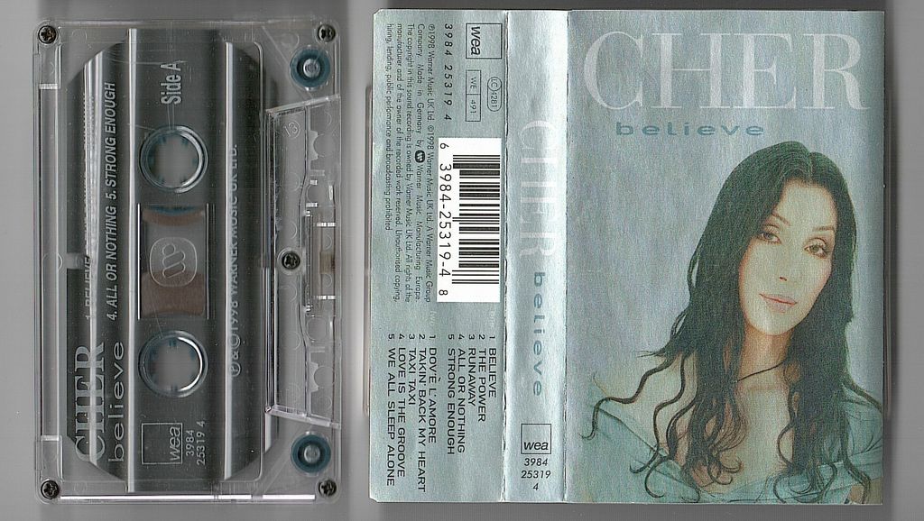 (Used) CHER Believe CASSETTE TAPE.jpg