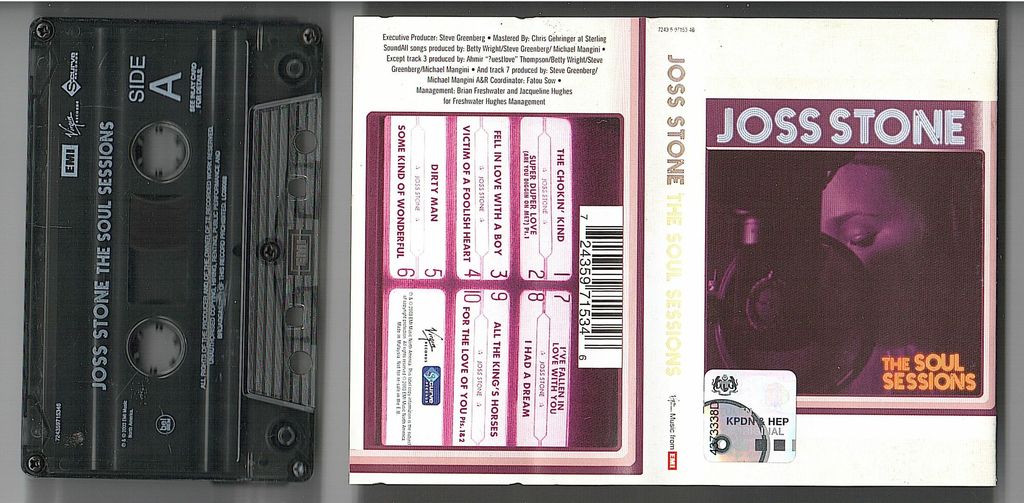 (Used) JOSS STONE The Soul Sessions CASSETTE TAPE.jpg