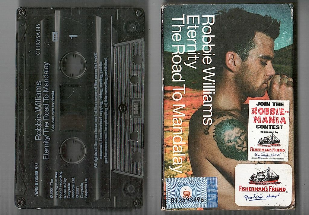 (Used) ROBBIE WILLIAMS Eternity - The Road To Mandalay CASSETTE TAPE.jpg