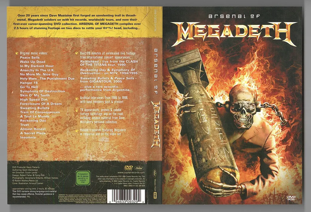 (Used) MEGADETH Arsenal Of Megadeth 2DVD.jpg