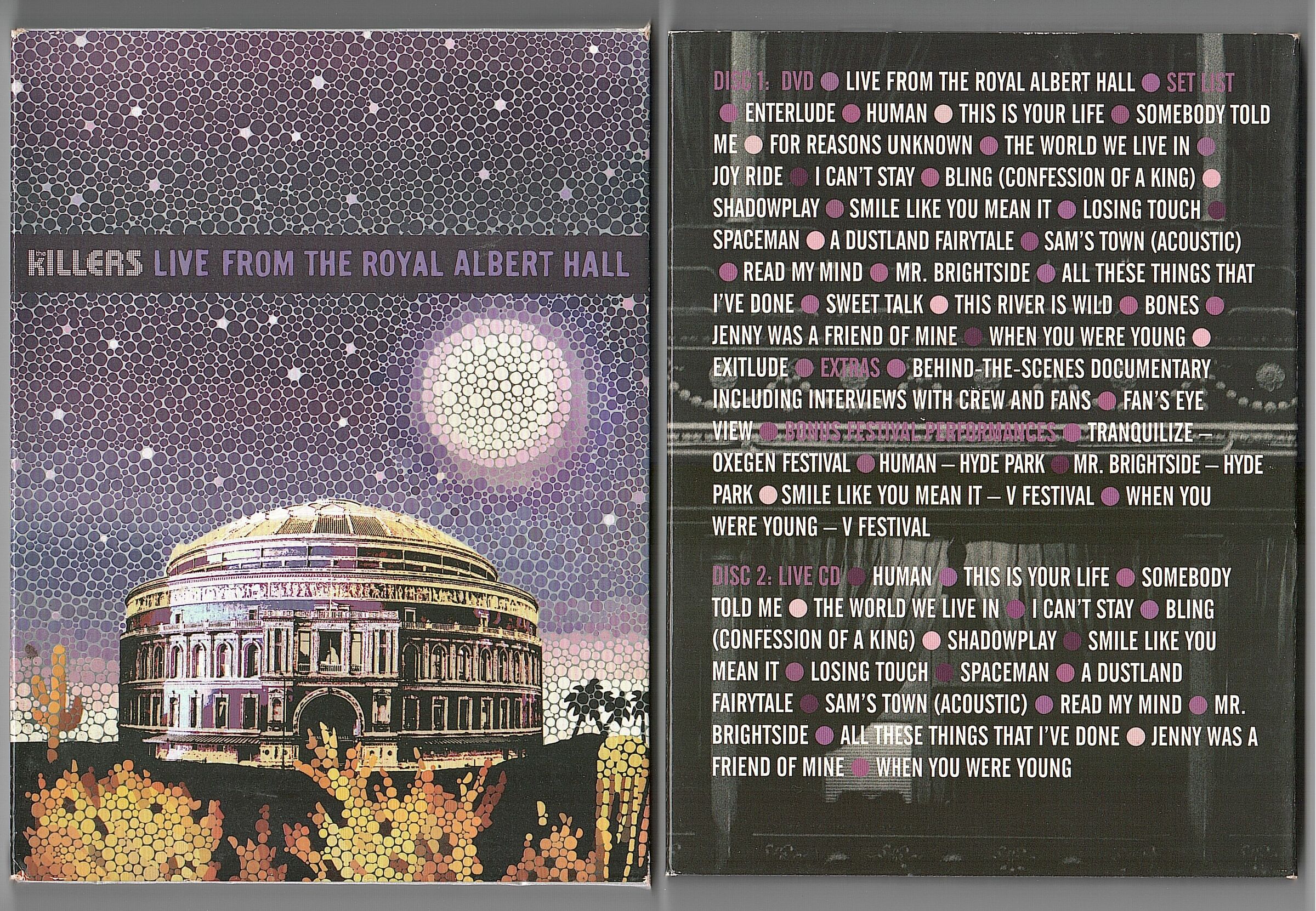 Used) THE KILLERS Live From The Royal Albert Hall CD + DVD – Rock At Large