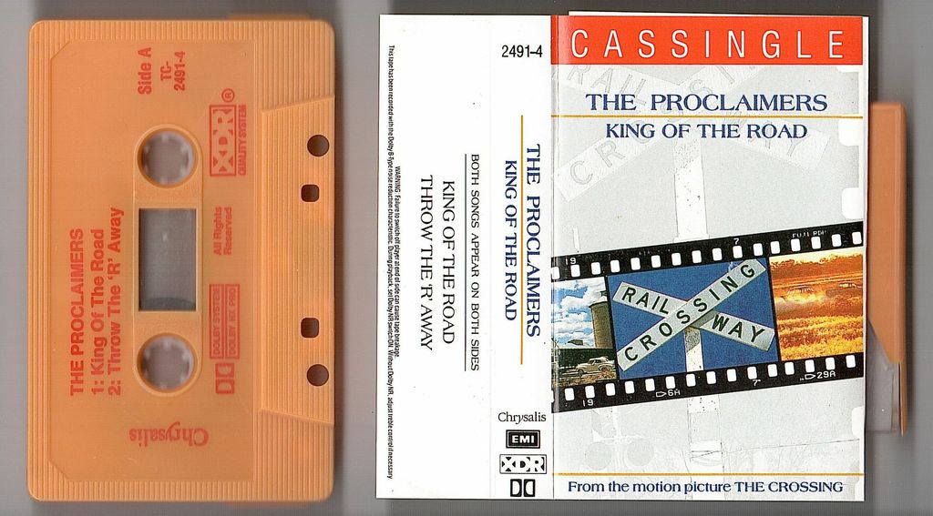 (Used) THE PROCLAIMERS King Of The Road CASSETTE TAPE.jpg