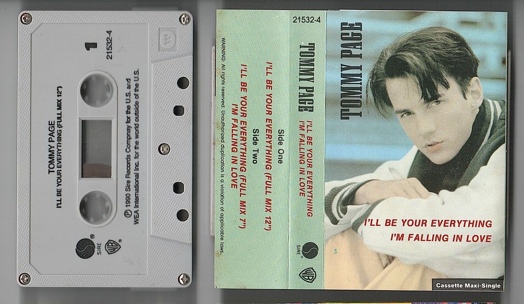 (Used) TOMMY PAGE I'll Be Your Everything I'm Falling In Love CASSETTE TAPE.jpg