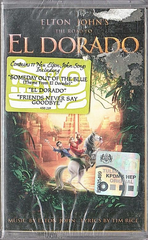 ELTON JOHN Road To El Dorado CASSETTE TAPE.jpg