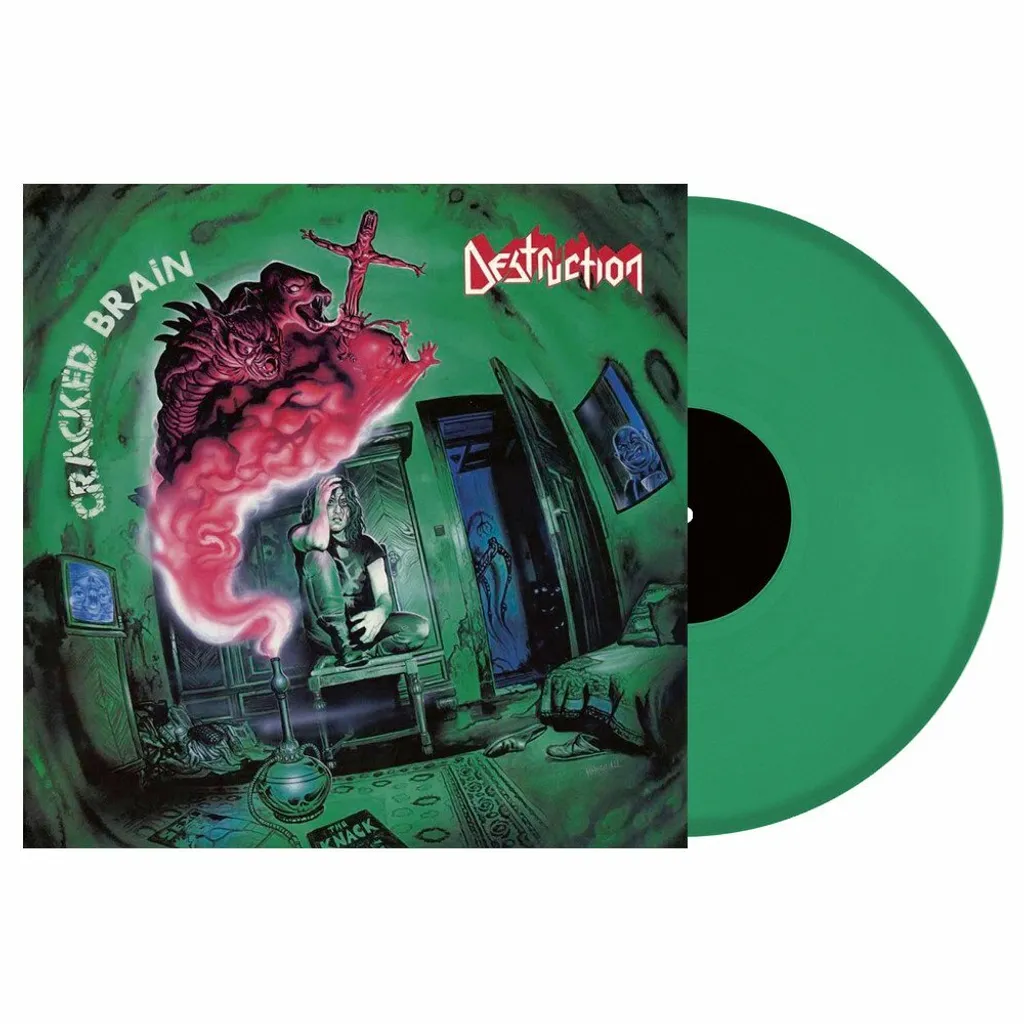 DESTRUCTION Cracked Brain (Limited Edition, Reissue, Coke Bottle Green) LP.jpg