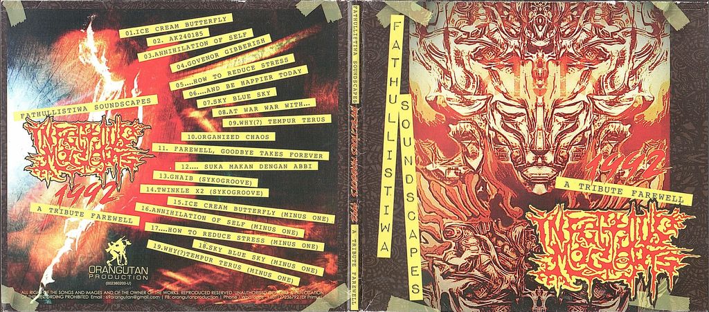(Used) FATHULLISTIWA SOUNDSCAPES Infectious Maggots 1992 A Tribute Farewell CD.jpg