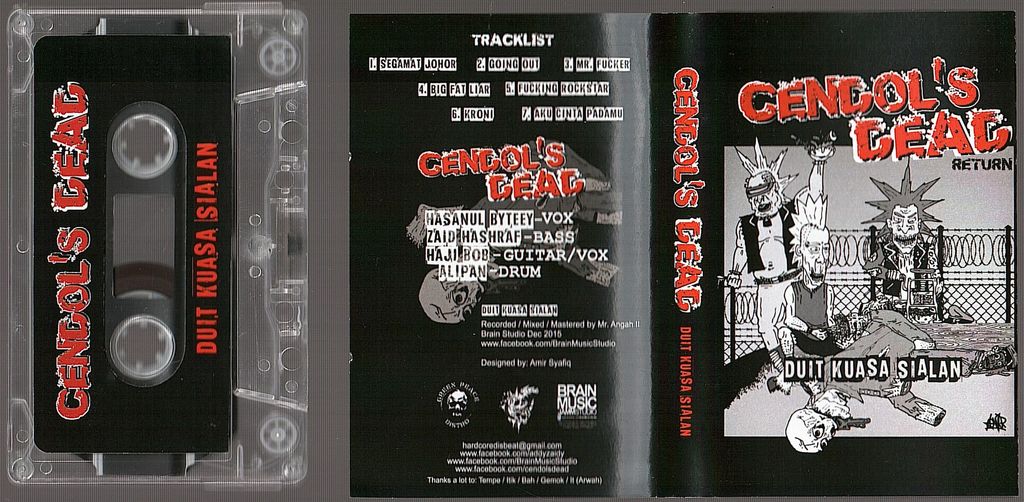 (Used) CENDOL'S DEAD Duit Kuasa Sialan CASSETTE TAPE.jpg