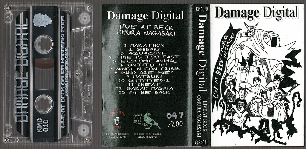 (Used) DAMAGE DIGITAL Live At Beck Omura, Nagasaki CASSETTE TAPE.jpg