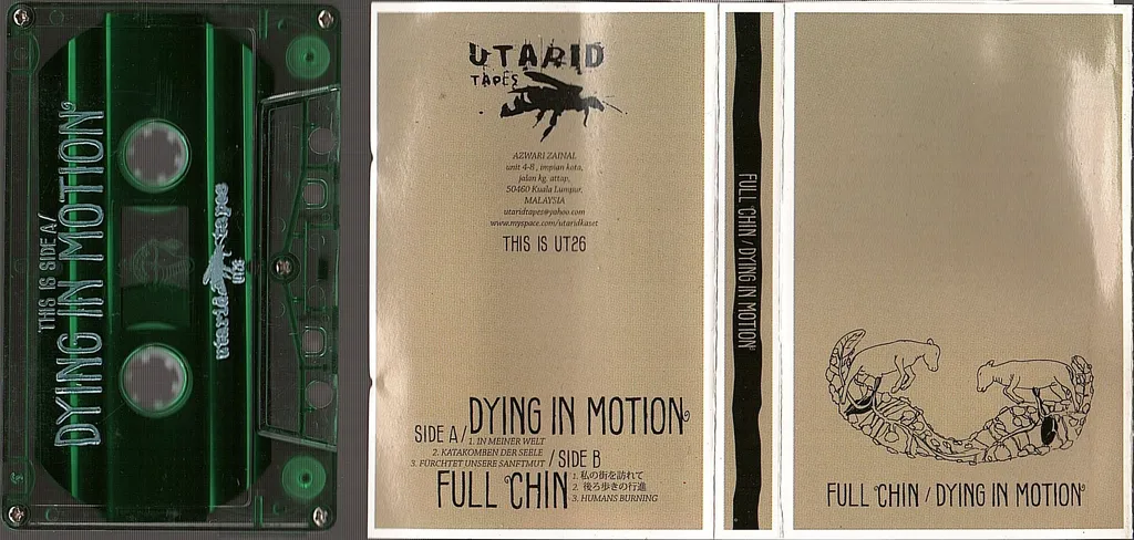 (Used) FULL CHIN . DYING Nn MOTION Split CASSETTE TAPE.jpg