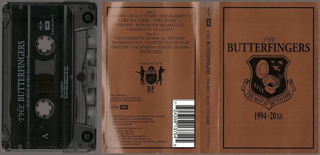 (Used) BUTTERFINGERS The Best Is Yet To Come 1994-20XX CASSETTE TAPE.jpg