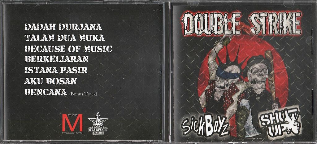 (Used) SICKBOYZ - SHUT UP Double Strike Split CD.jpg
