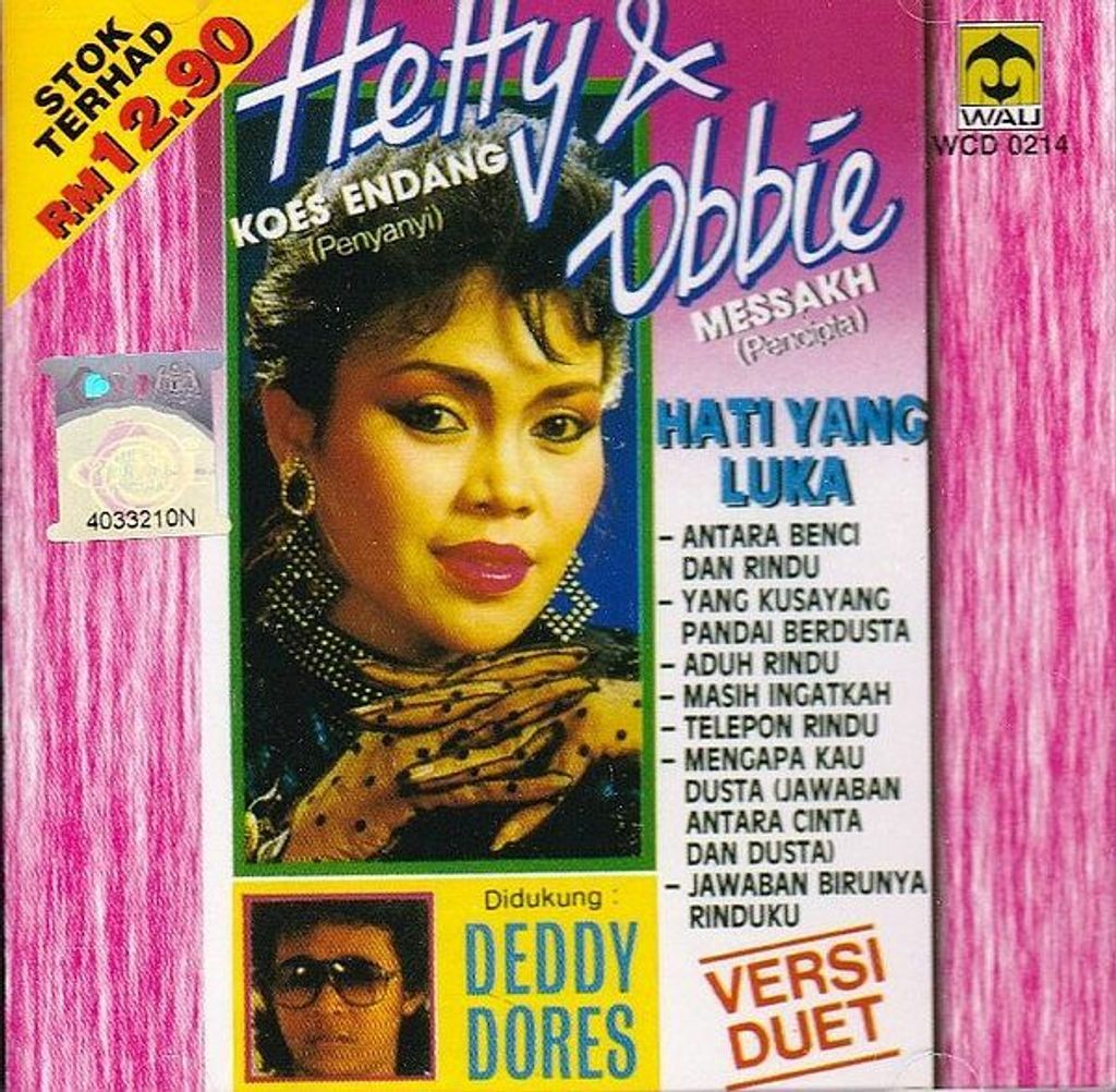 (Used) HETTY KOES ENDANG Hati Yang Luka CD.jpg