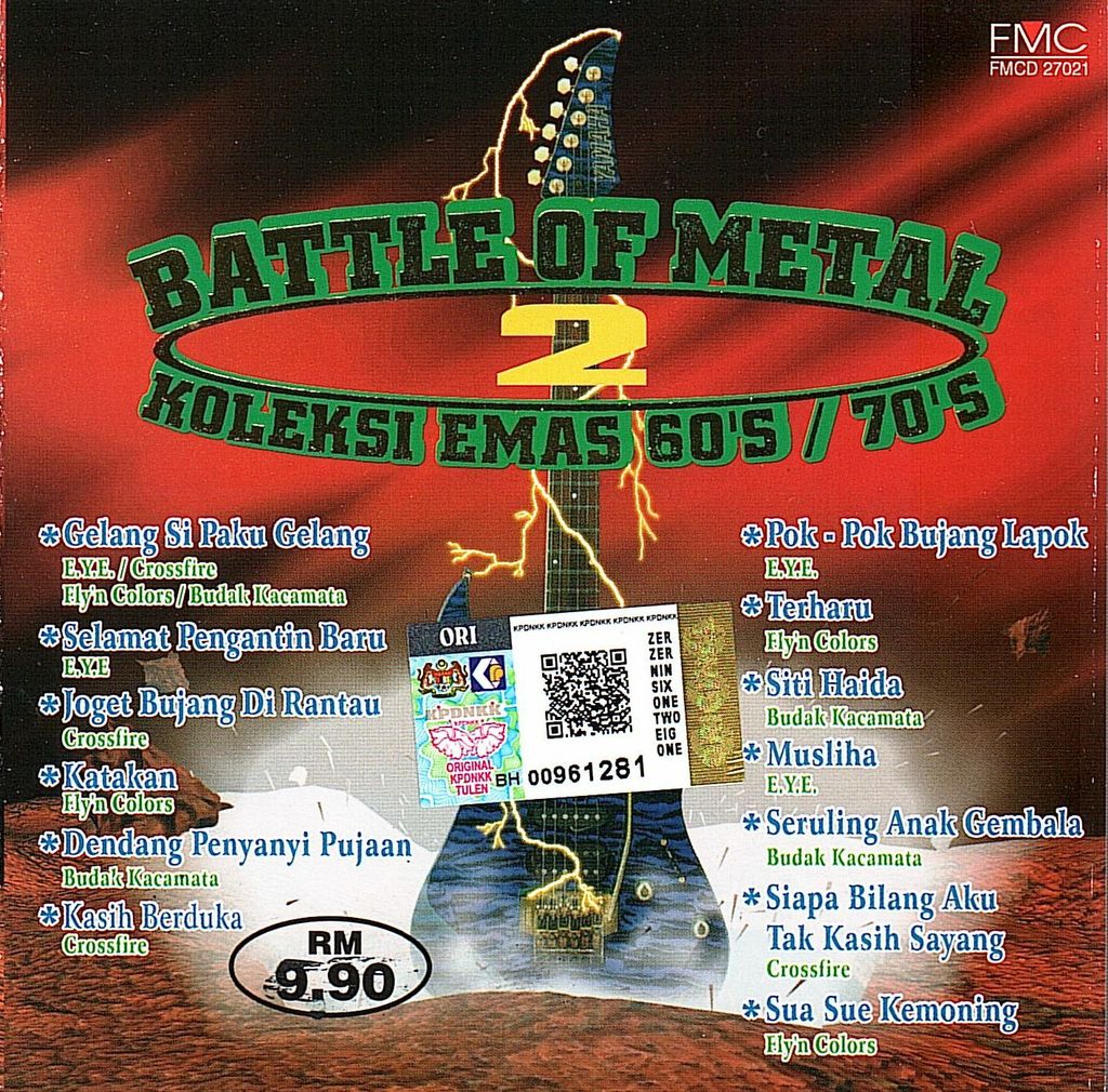 (Used) VARIOUS Battle Of Metal 2 - Koleksi Emas 60's - 70's CD.jpg