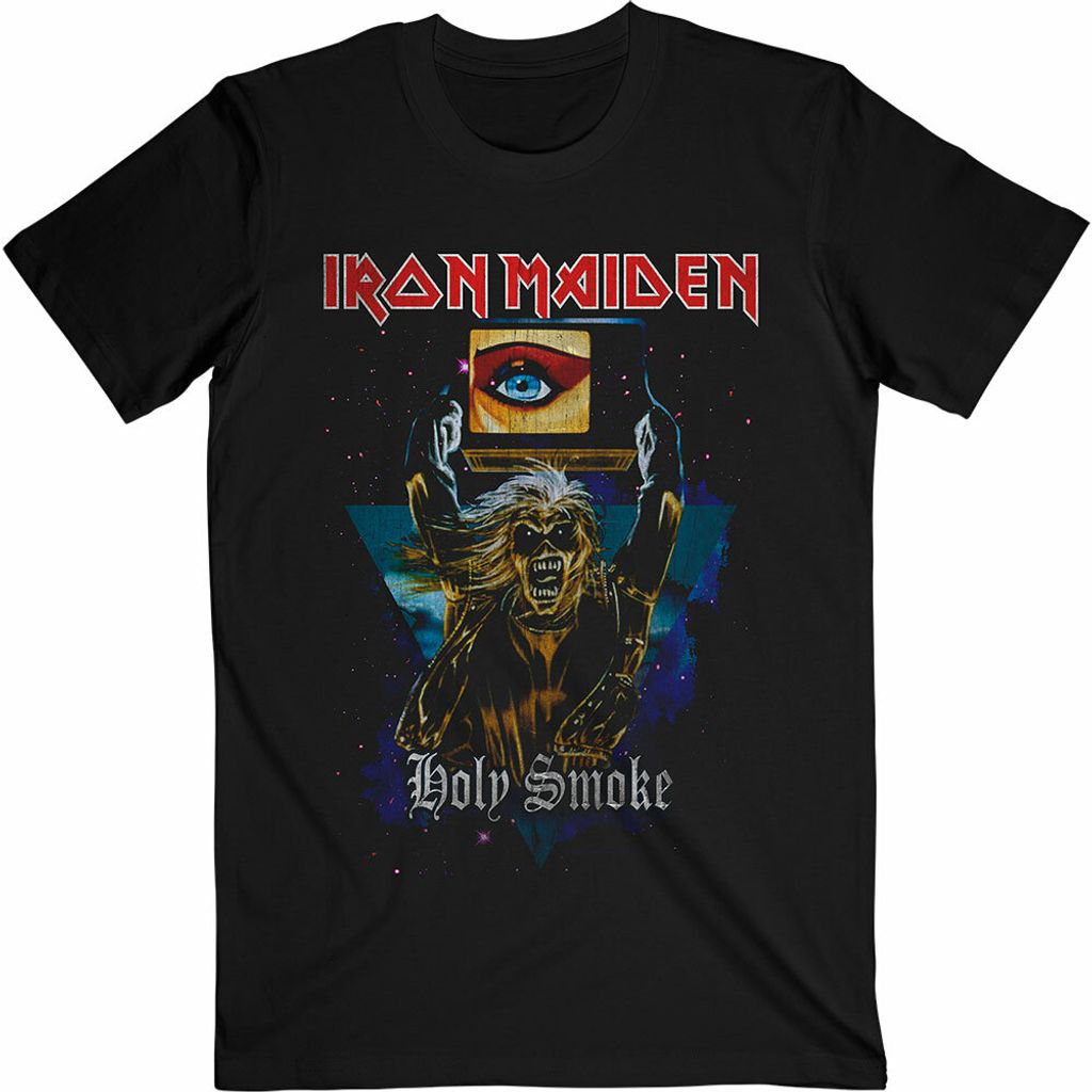 IRON MAIDEN Holy Smoke Space Triangle Tshirt (size M).jpg