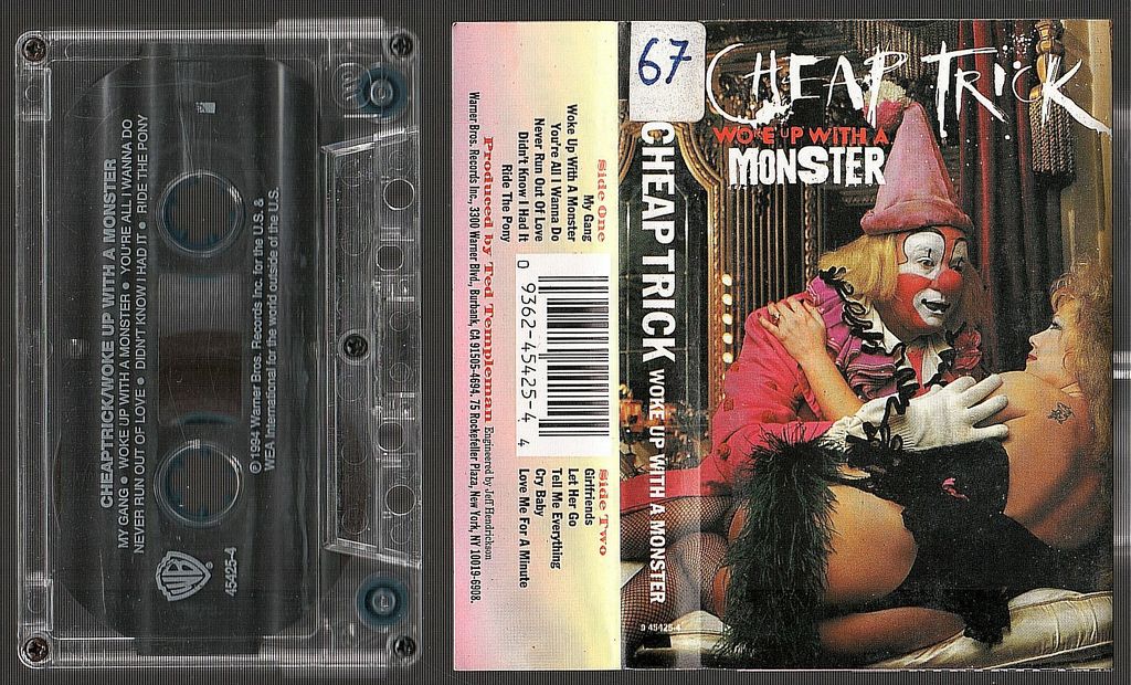 (Used) CHEAP TRICK Woke Up With A Monster CASSETTE TAPE.jpg