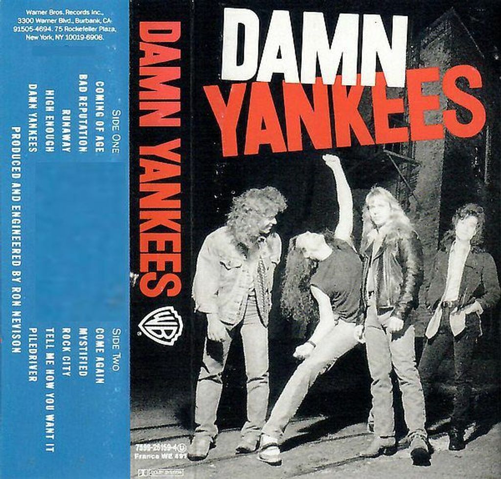 (Used) DAMN YANKEES Damn Yankees CASSETTE TAPE.jpg