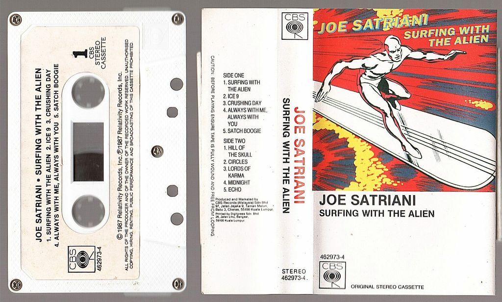 (Used) JOE SATRIANI Surfing With The Alien CASSETTE TAPE.jpg