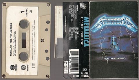 (Used) METALLICA Ride The Lightning CASSETTE TAPE.jpg