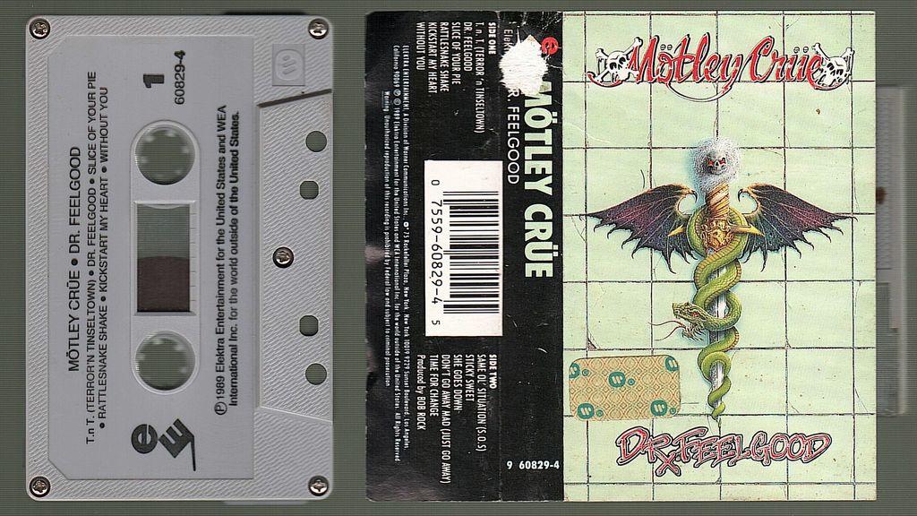 (Used) MOTLEY CRUE Dr. Feelgood CASSETTE TAPE.jpg