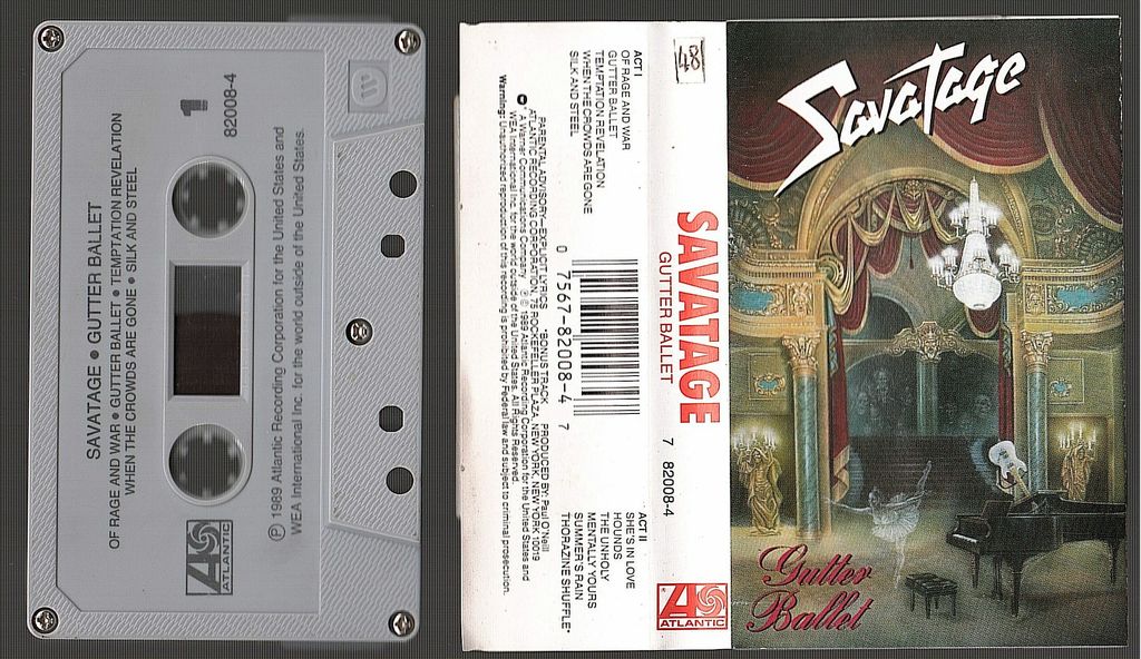 (Used) SAVATAGE Gutter Ballet CASSETTE TAPE.jpg
