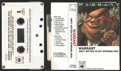 (Used) WARRANT Dirty Rotten Filthy Stinking Rich CASSETTE TAPE.jpg