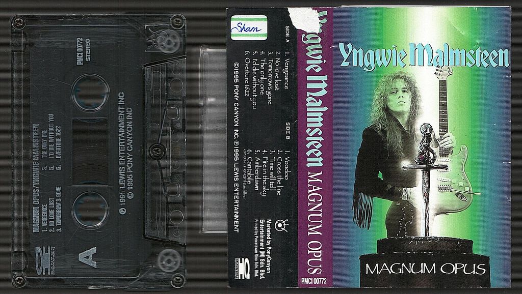 (Used) YNGWIE MALMSTEEN Magnum Opus CASSETTE TAPE.jpg