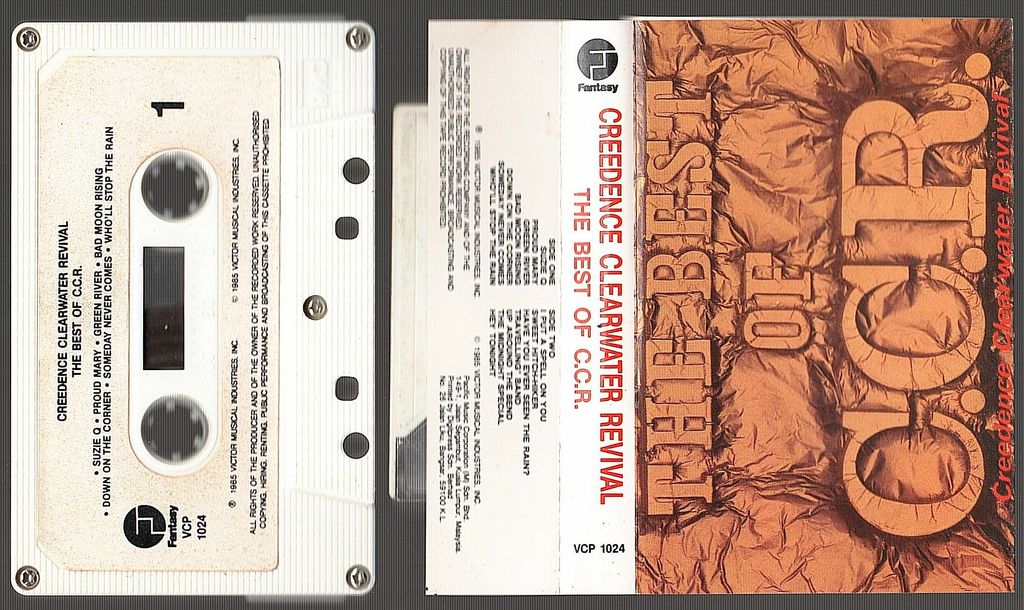 (Used) CREEDENCE CLEARWATER REVIVAL The Best Of C.C.R. CASSETTE TAPE.jpg