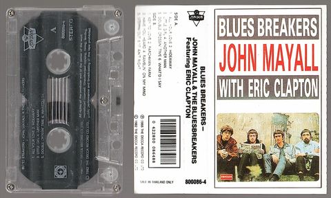 (Used) JOHN MAYALL With ERIC CLAPTON Blues Breakers CASSETTE TAPE.jpg