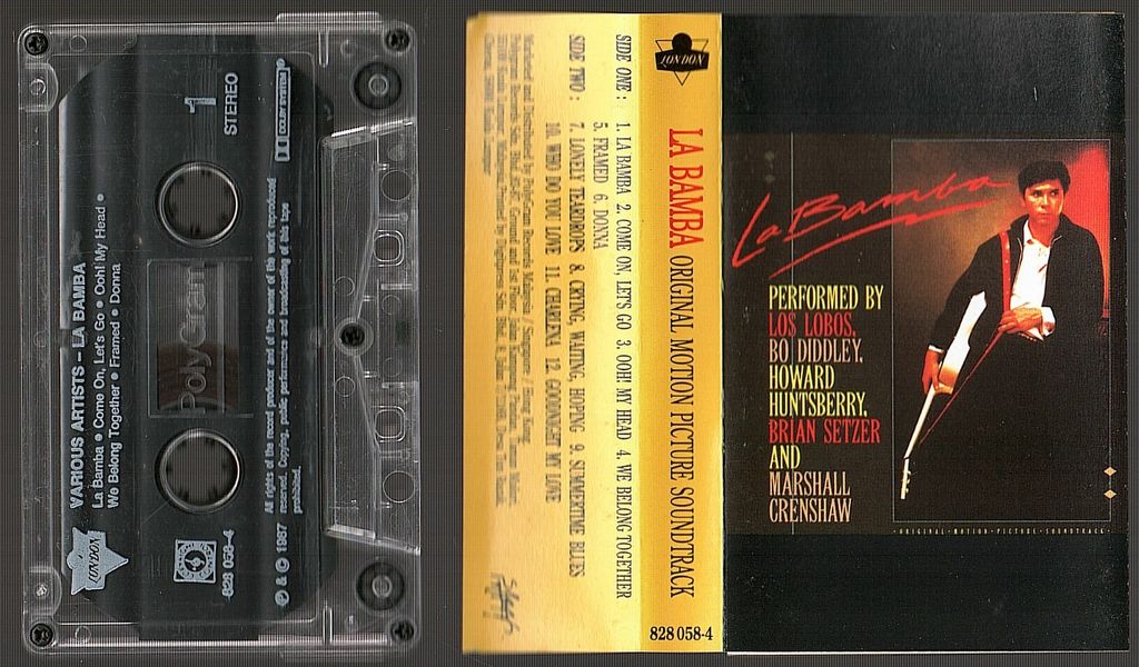 (Used) VARIOUS La Bamba (Original Motion Picture Soundtrack) CASSETTE TAPE.jpg