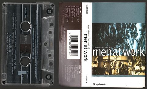 (Used) MEN AT WORK Contraband - The Best Of Men At Work CASSETTE TAPE.jpg