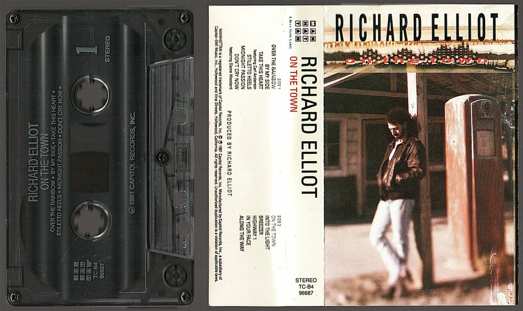 (Used) RICHARD ELLIOT On The Town CASSETTE TAPE.jpg