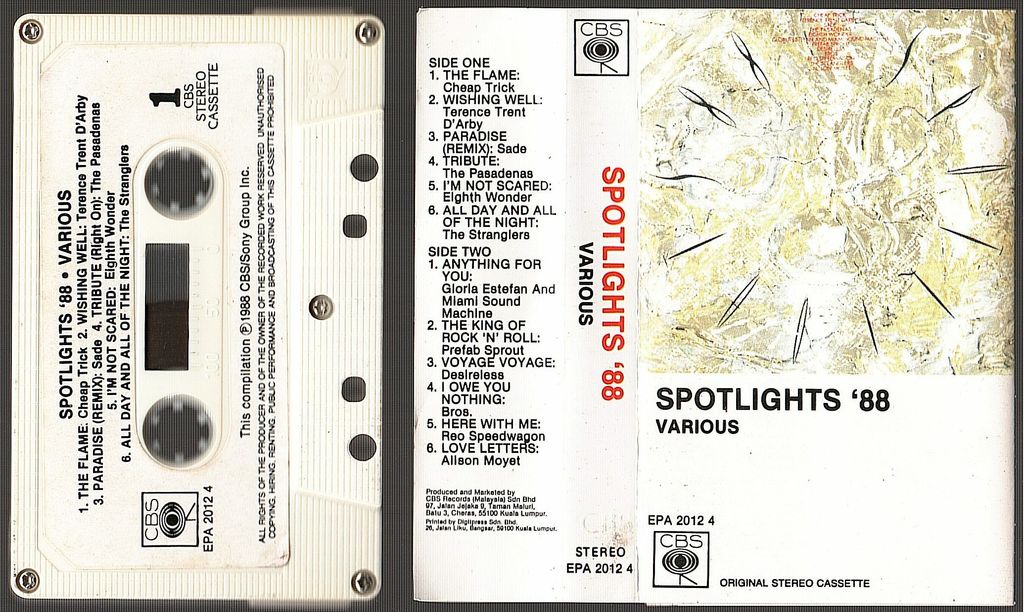 (Used) VARIOUS Spotlights '88 CASSETTE TAPE.jpg