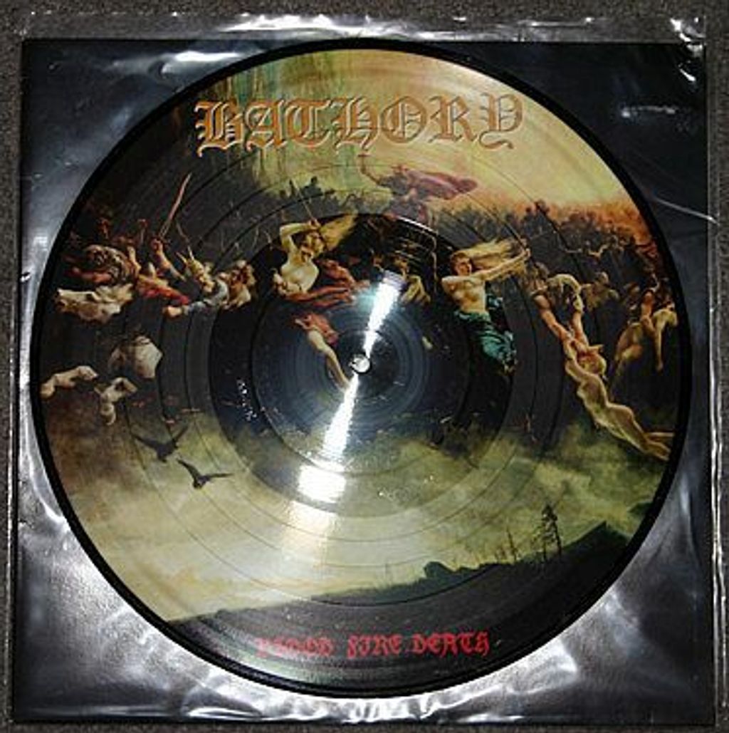(Used) BATHORY Blood Fire Death (Picture) LP.jpg
