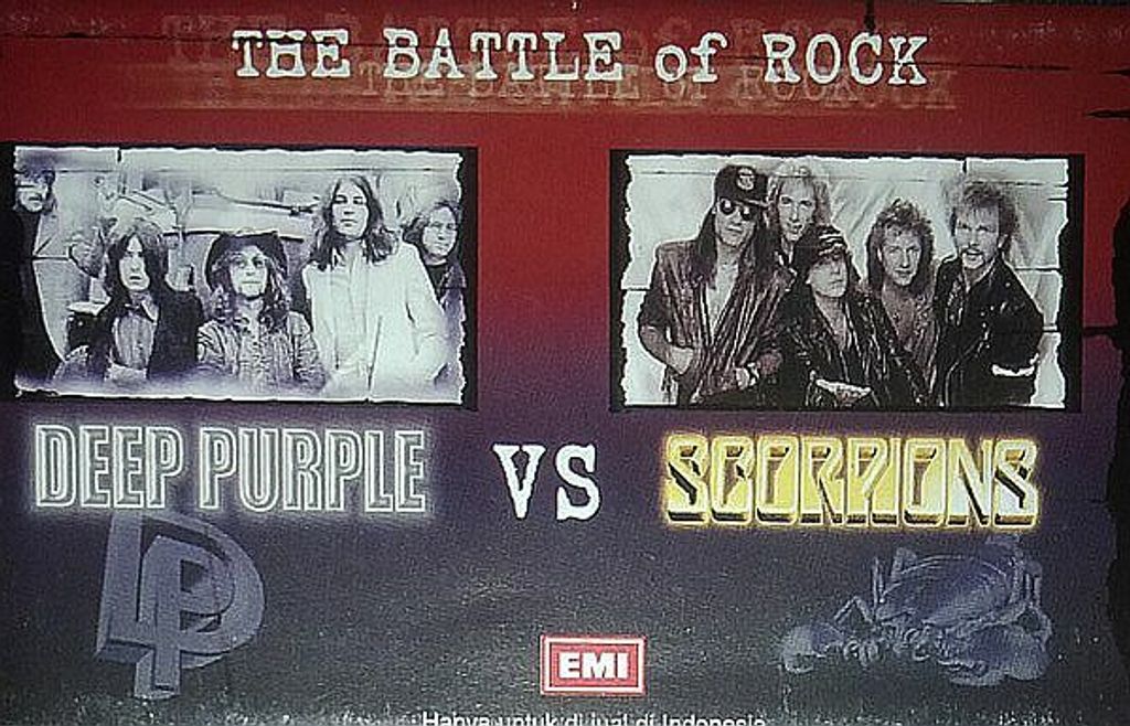 (Used) DEEP PURPLE vs. SCORPIONS The Battle Of Rock CASSETTE TAPE.jpg