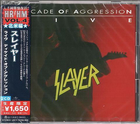 SLAYER Decade Of Aggression Live (Limited Edition, Reissue Japan Press) 2CD.jpg