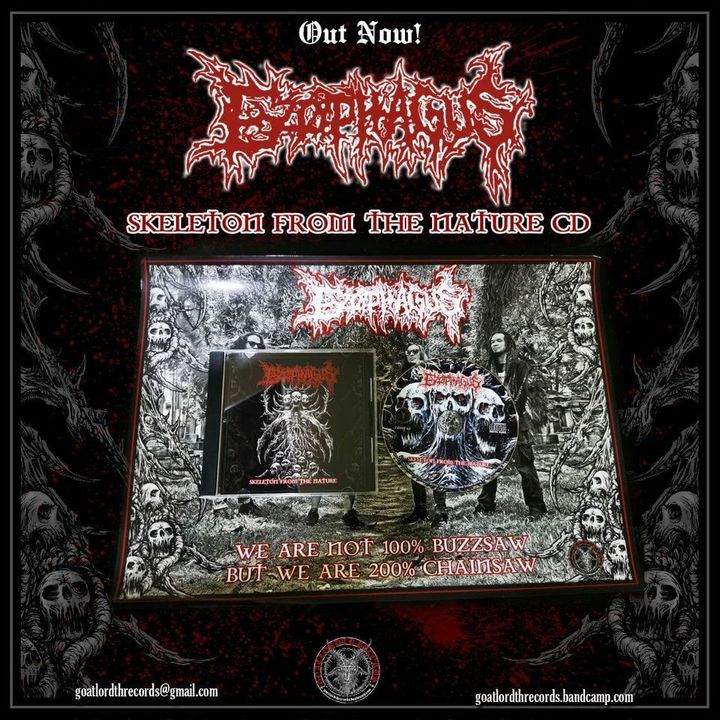 EZOPHAGUS Skeleton From The Nature CD Ep promo