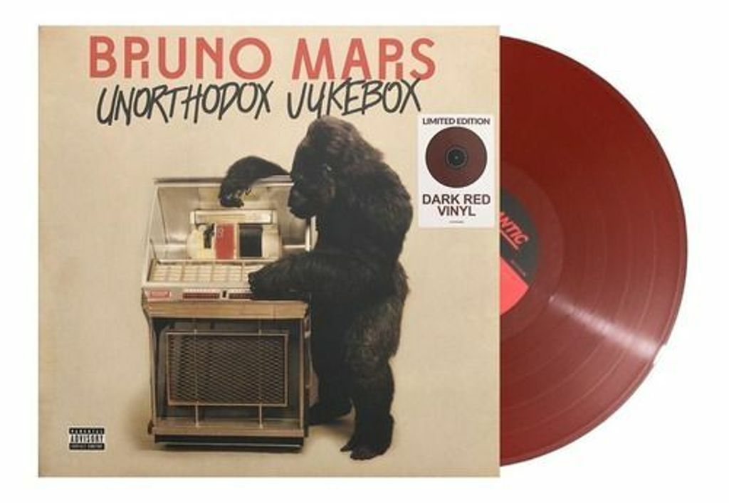 BRUNO MARS Unorthodox Jukebox (Limited Edition Dark Red Vinyi