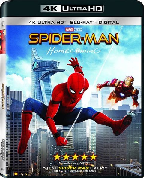 SPIDER-MAN Homecoming 4K Ultra-HD Blu-ray 2-DISCS