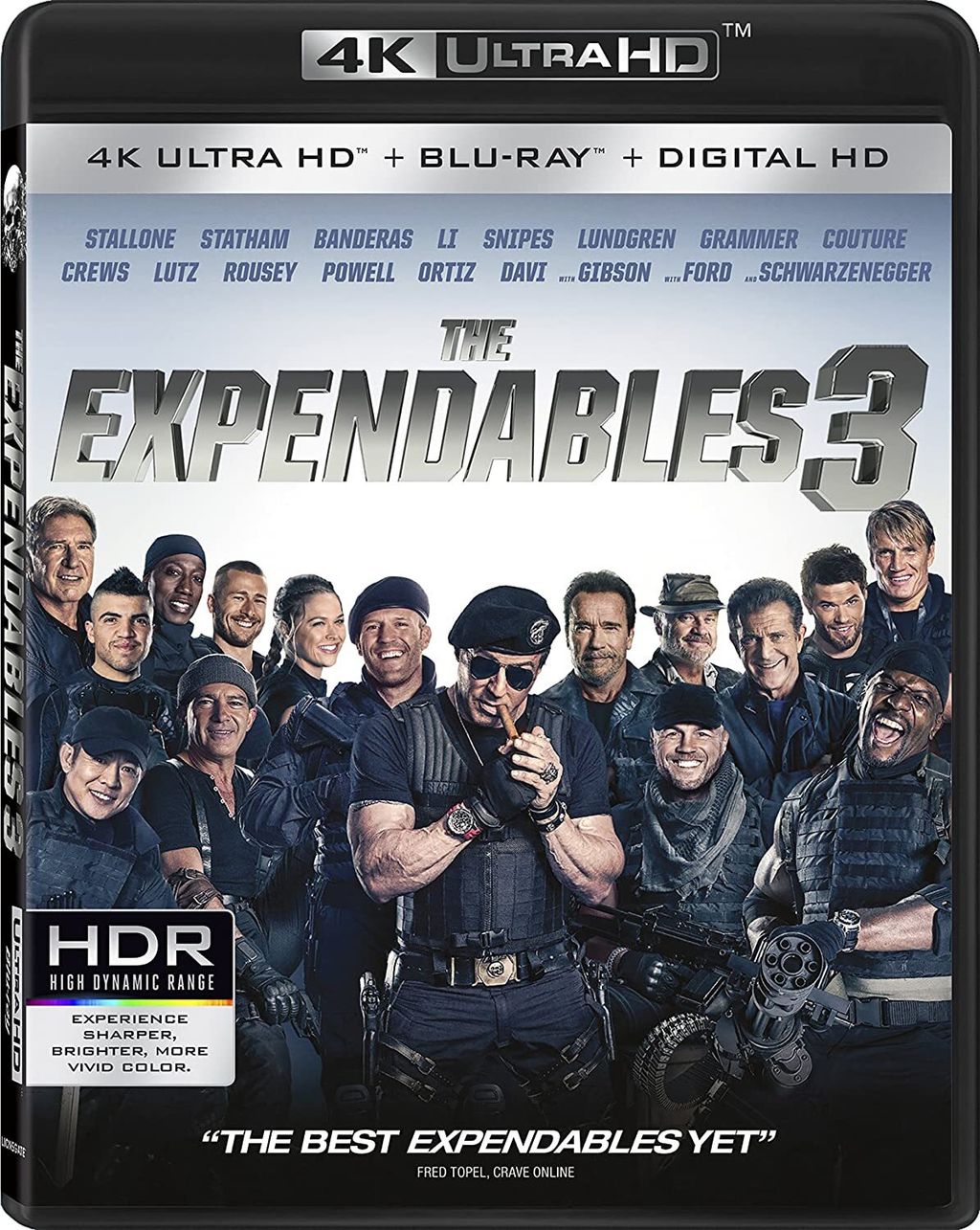 THE EXPENDABLES 3 4K Ultra-HD Blu-ray 2-DISCS