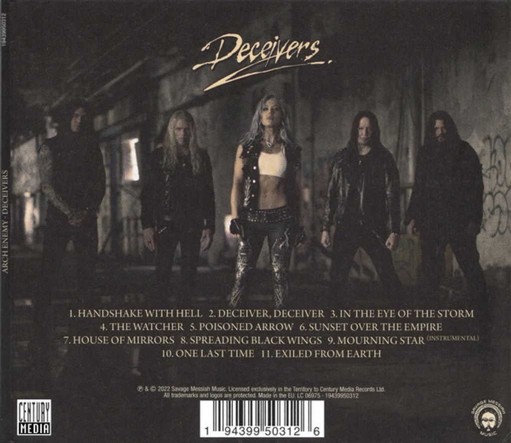 ARCH ENEMY Deceivers (digipak Special Edition) CD2