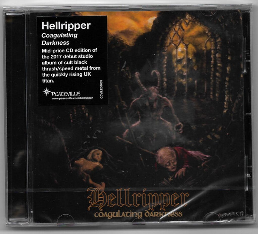HELLRIPPER Coagulating Darkness CD