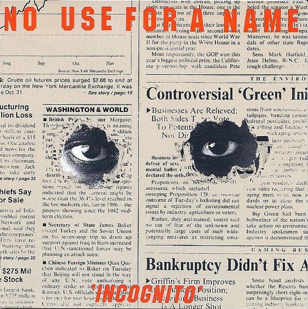(Used) NO USE FOR A NAME Incognito CD