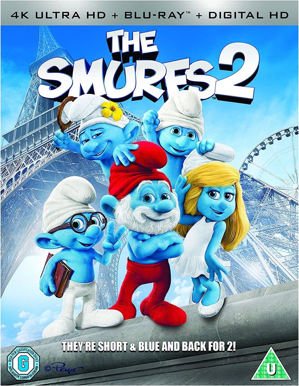 THE SMURFS 2 4K Ultra-HD Blu-ray 2-DISCS