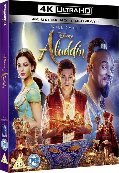 Disney's ALADDIN 4K Ultra-HD Blu-ray 2-DISCS SLIPCOVER