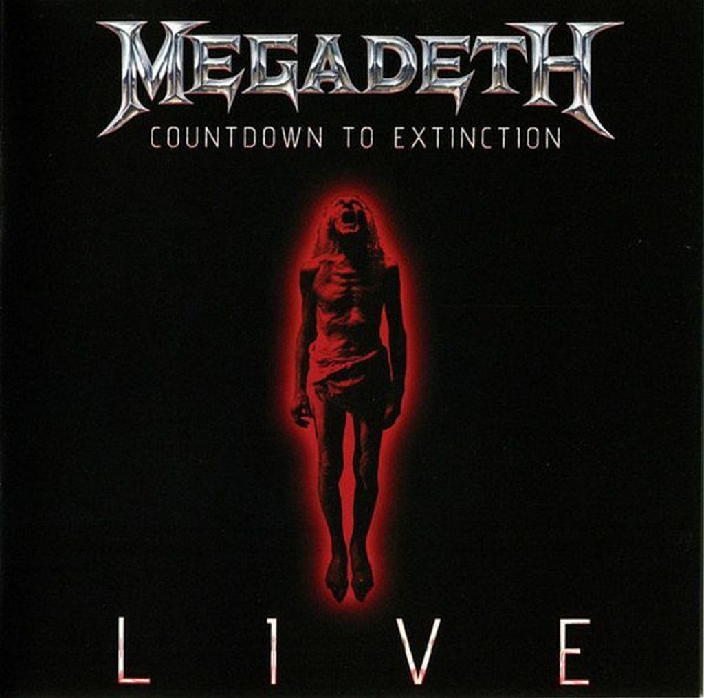 MEGADETH Countdown to Extinction Live CD (US)