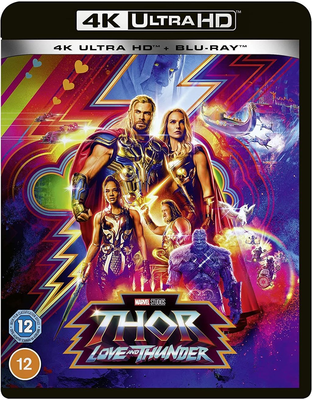 THOR Love And Thunder 4K Ultra-HD Blu-ray 2-DISCS SLIPCOVER