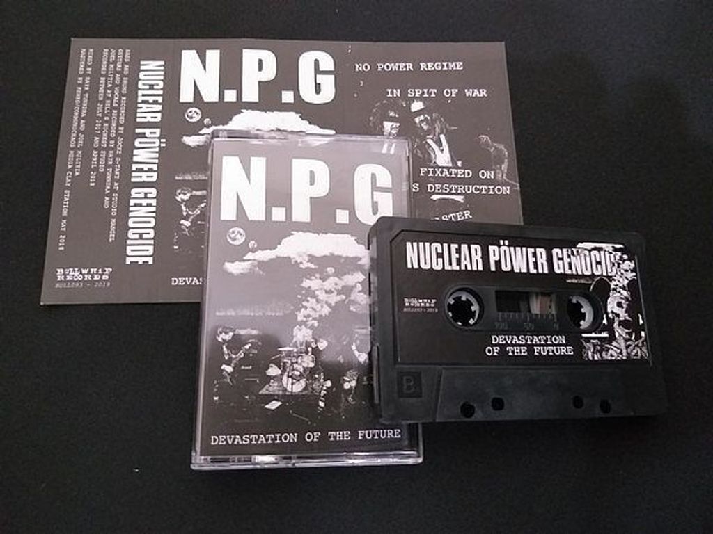 NUCLEAR POWER GENOCIDE Devastation Of The Future CASSETTE TAPE