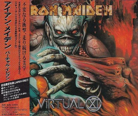 (Used) IRON MAIDEN Virtual XI (Fat Jewel Case, Japan Press with OBI) 2CD