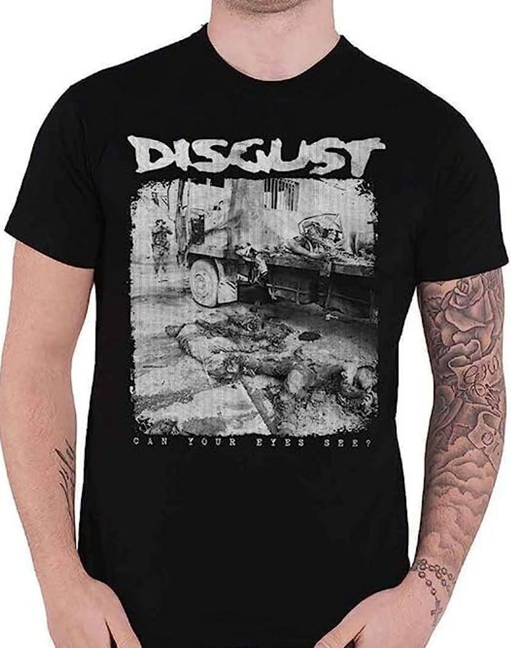 DISGUST Can Your Eyes See Tshirt (size M)