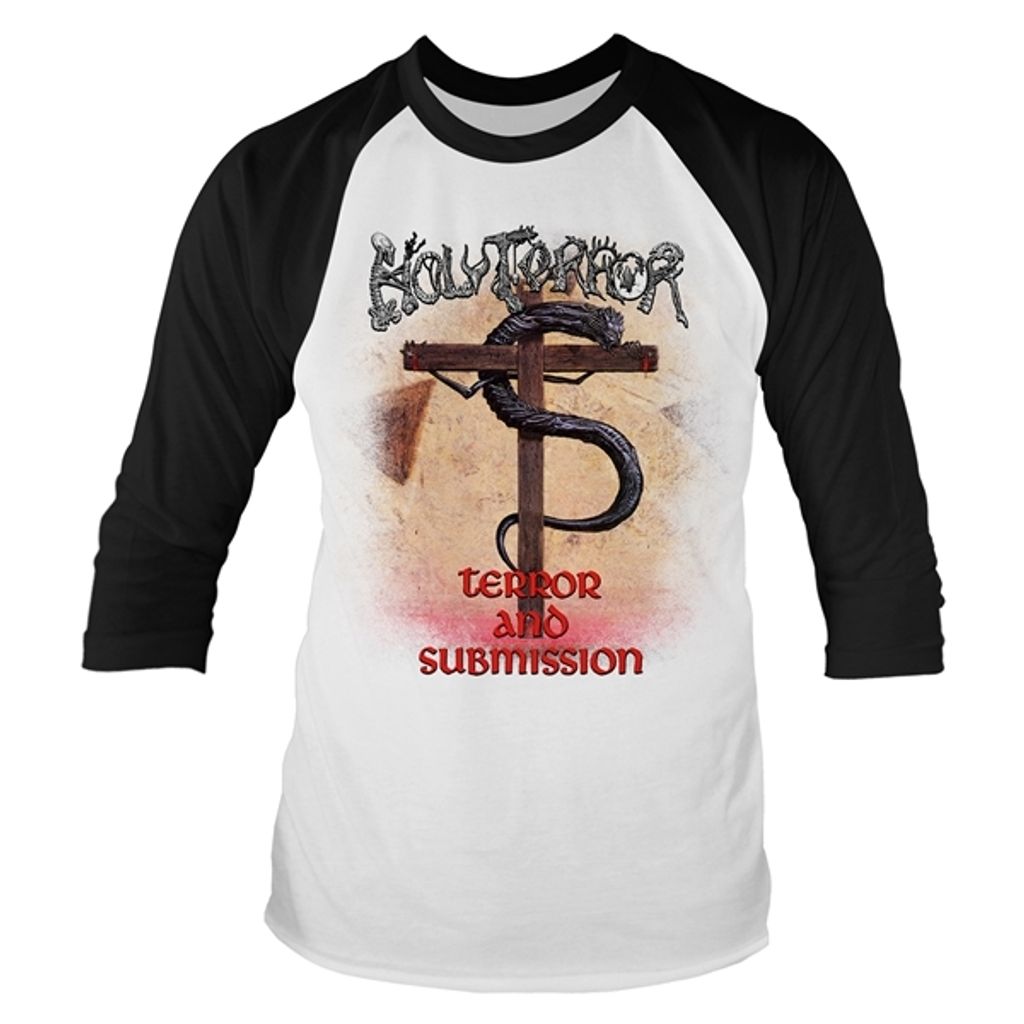 HOLY TERROR Teorro & Submission 34 SLEEVE BASEBALL Tshirt (size S)